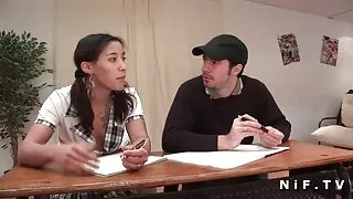 Сайхан Секс нь busty шаргал хөхүүл залуу хойлог